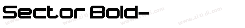 Sector Bold字体转换 Sector Bold字体转换